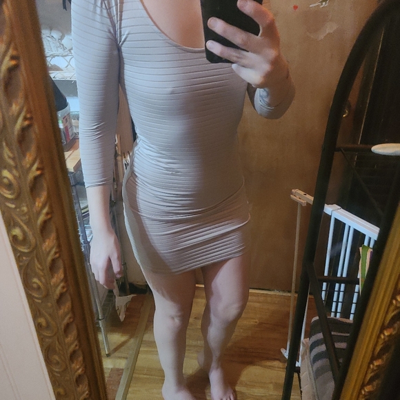 Forever 21 Tan Bodycon - Picture 1 of 2
